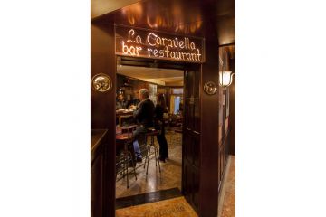 entrée restaurant La Caravella